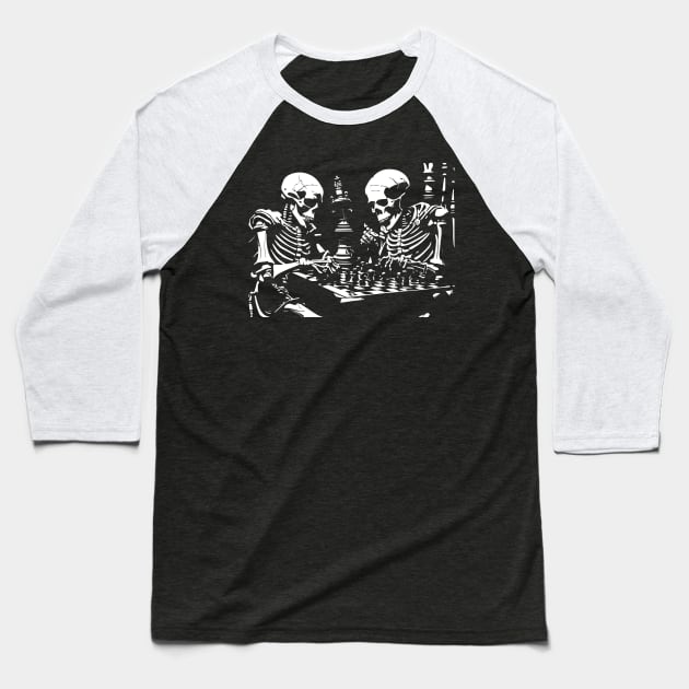 death play chess Baseball T-Shirt by lkn